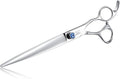 JASON 8" Straight Dog Grooming Scissors Long Pets Grooming Shears Premium Cats Trimming Kit with Offset Handle and a Jewelled Screw Sharp Comfortable