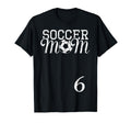 Soccer Mom Jersey Number 6 Favorite T-Shirt - Graphic Print Men Women