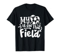 Soccer Mom Mother My Heart Is That T-Shirt - Streetwear Style for Adults
