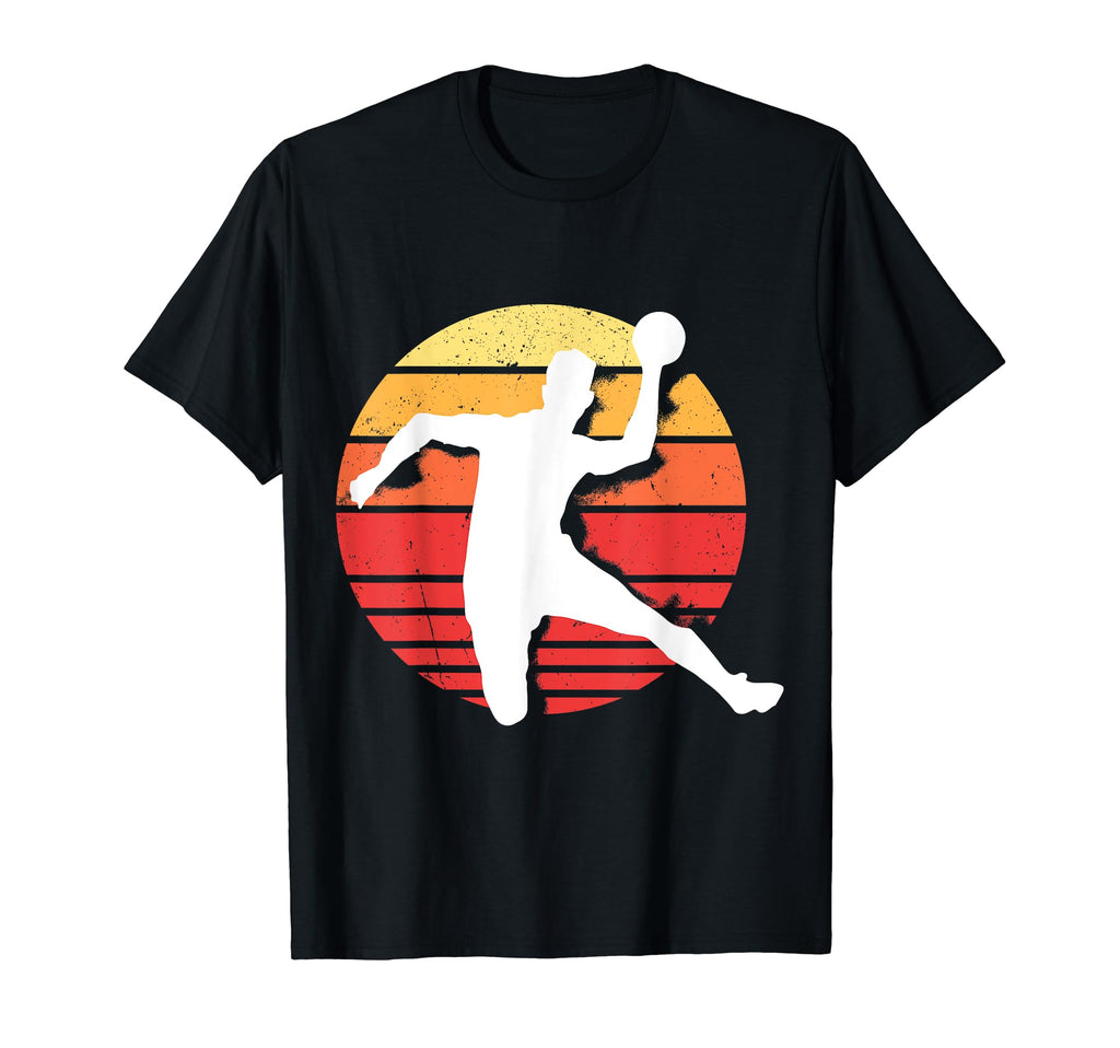Handball Shoes Sunset Handball Player T-Shirt - Custom Art Print Unisex