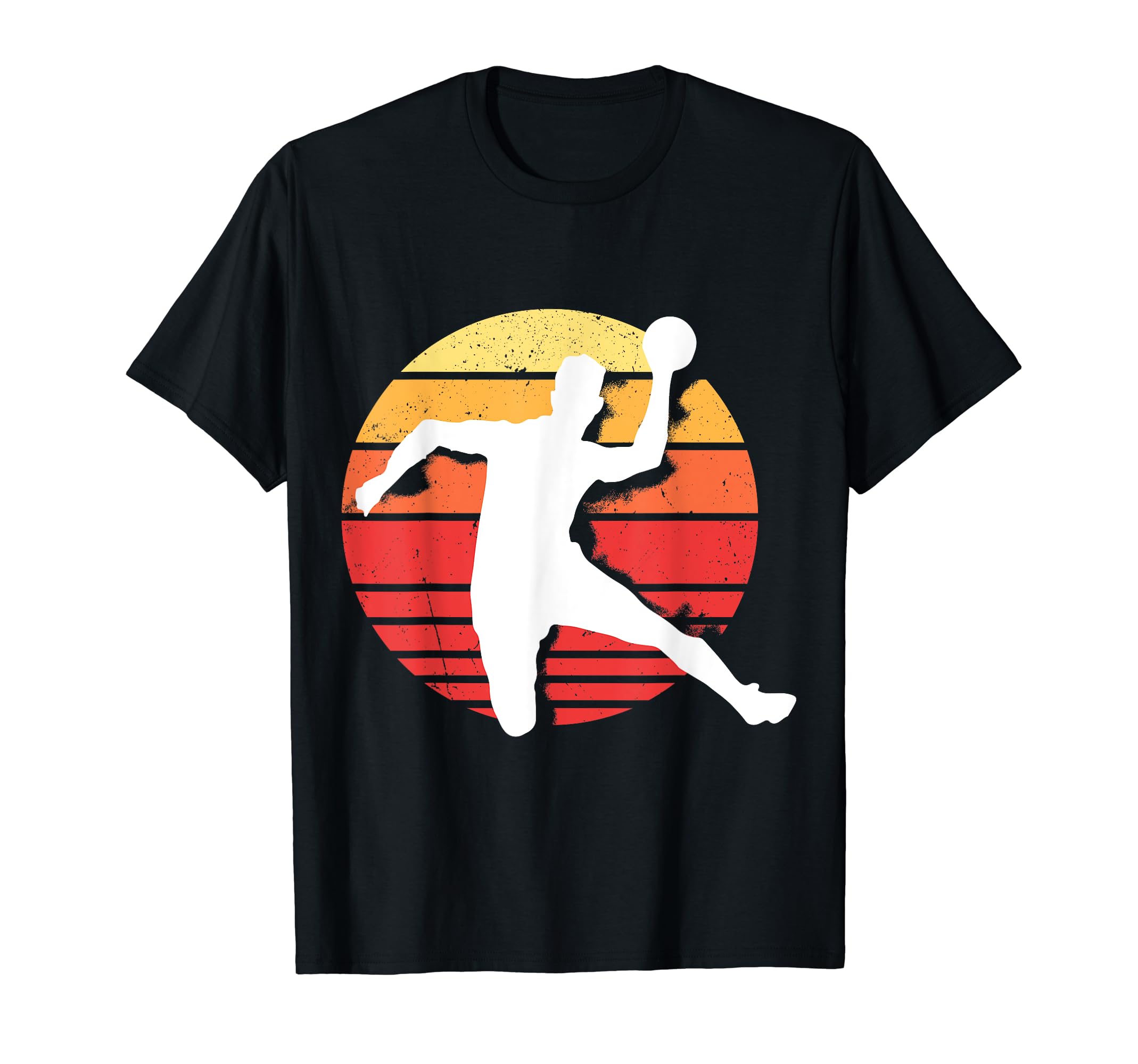 Handball Shoes Sunset Handball Player T-Shirt - Custom Art Print Unisex