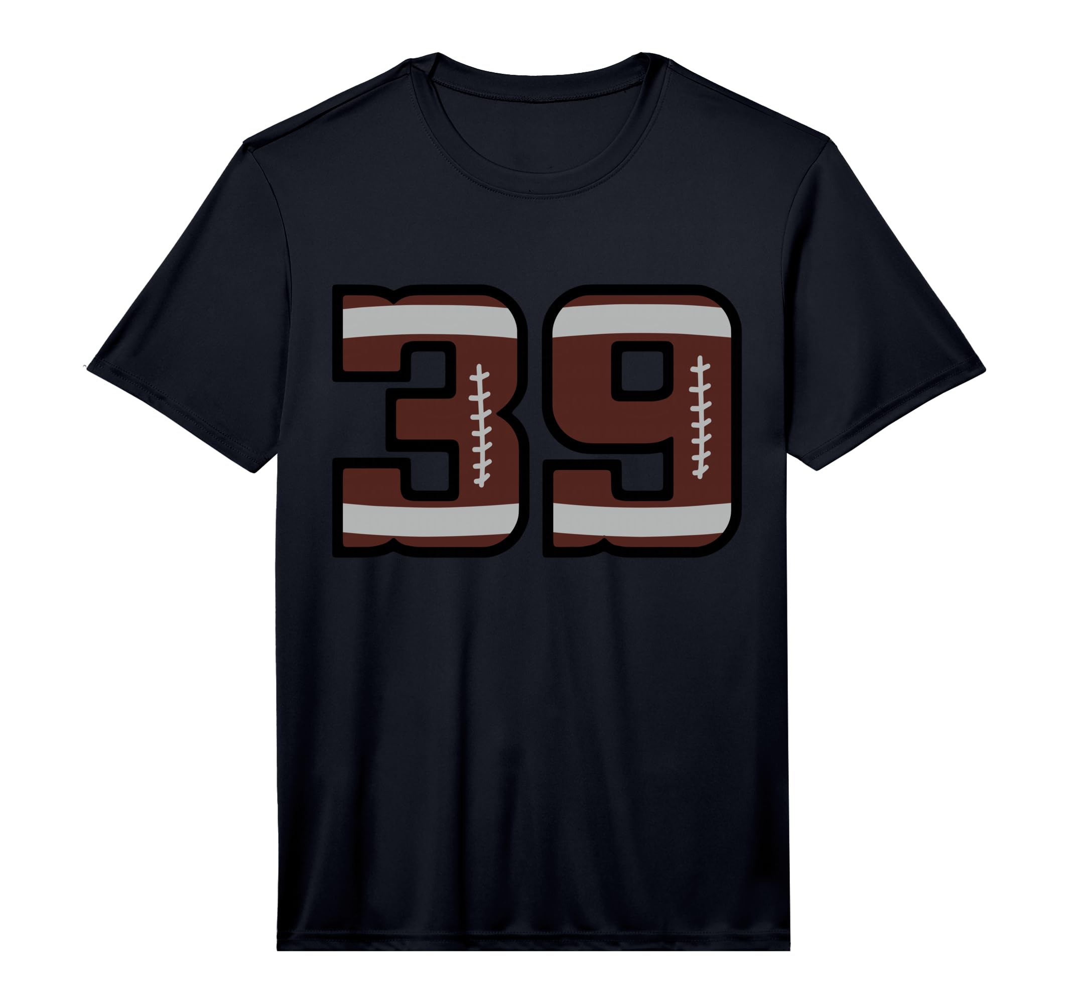 Soccer Number 39 Performance T-Shirt - Minimalist Print Men Women
