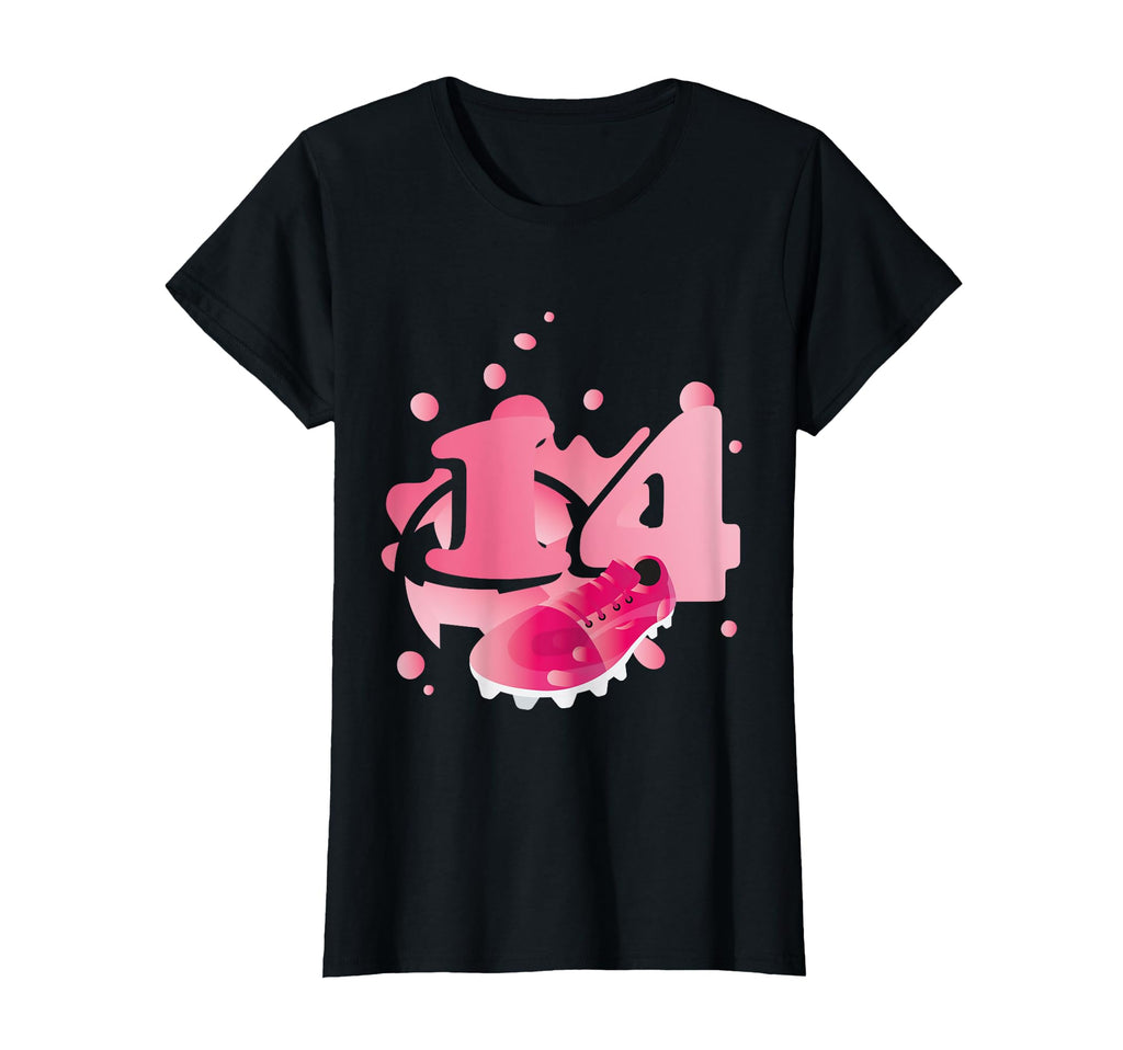 14Th Birthday Soccer Player Football 14 T-Shirt - Streetwear Style Unisex