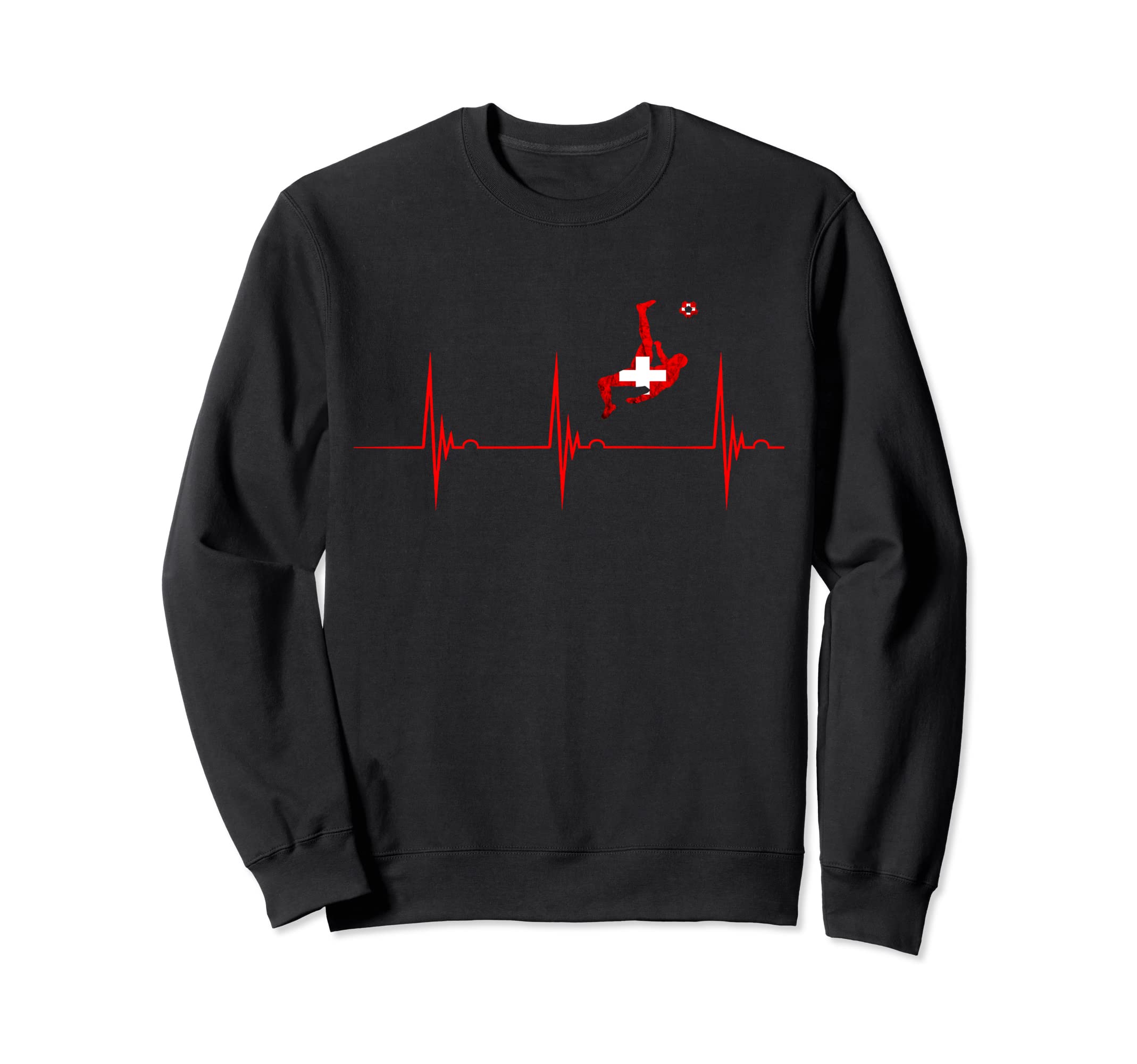 Switzerland Swiss Flag Sweatshirt - Casual Everyday Wear Men Women