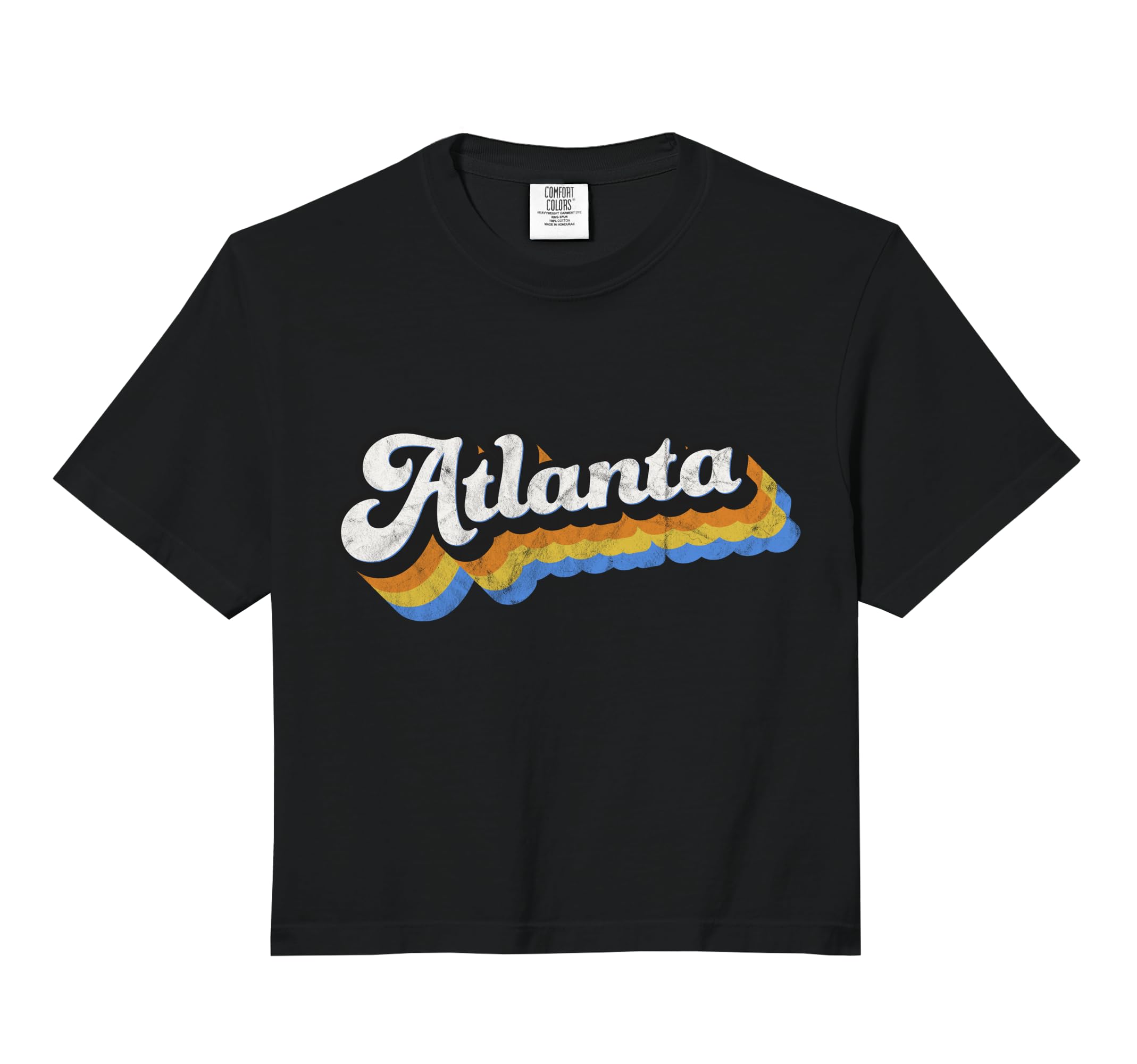 Atlanta Ga Distressed Atl Pride Comfort Hoodie - Trendy Graphic for Adults