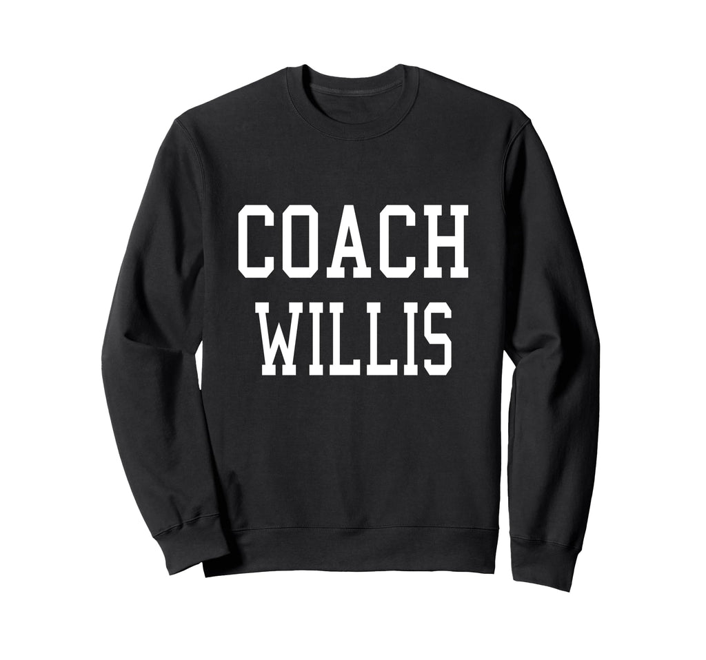Coach Willis Custom Football Soccer Sweatshirt - Trendy Graphic Unisex