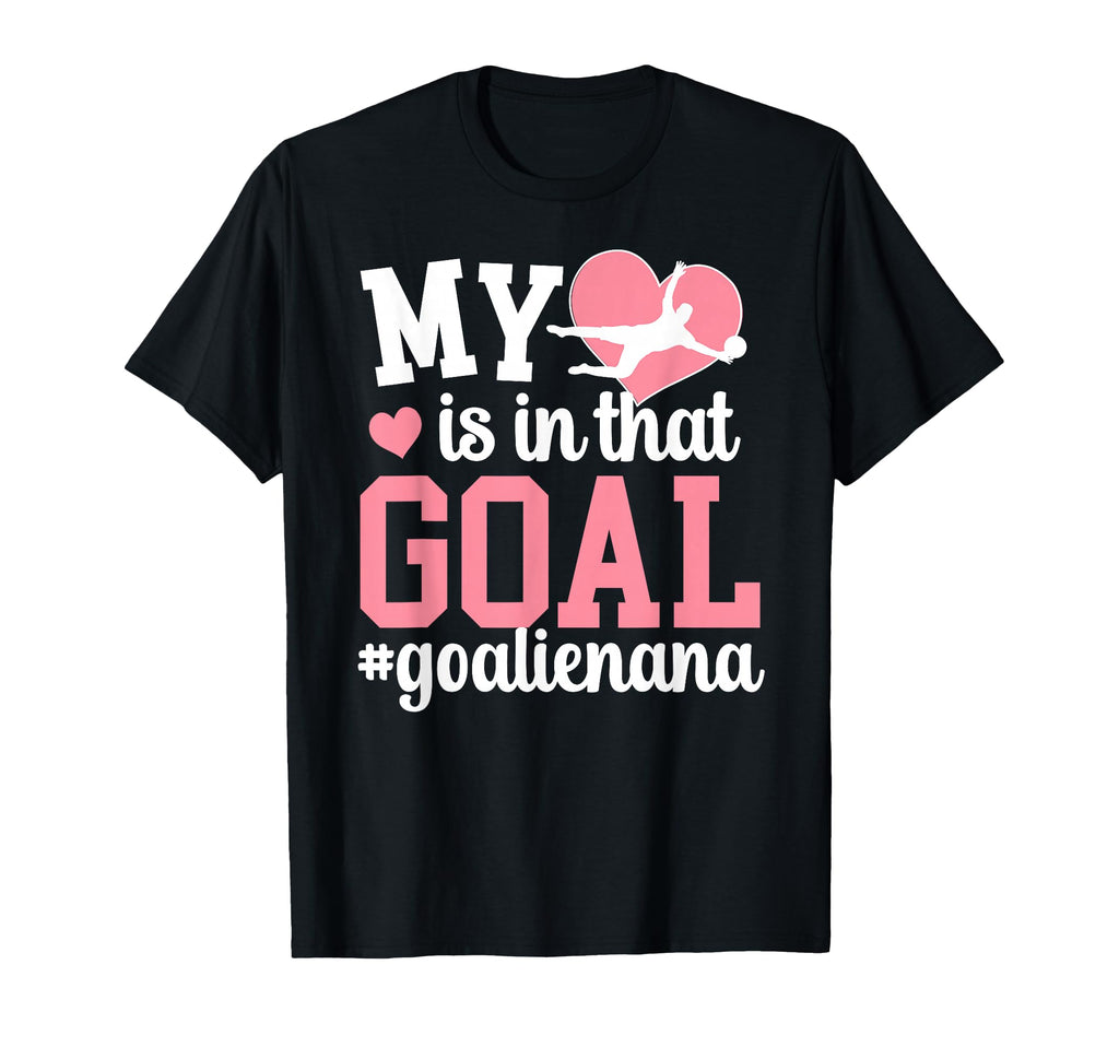 Proud Soccer Goalie Nana Soccer T-Shirt - Minimalist Print for Adults