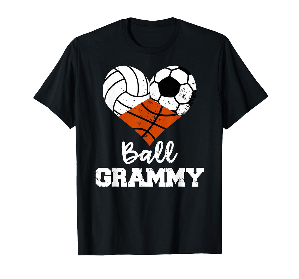 Ball Grammy Heart Funny Volleyball T-Shirt - Fun Novelty Design Men Women