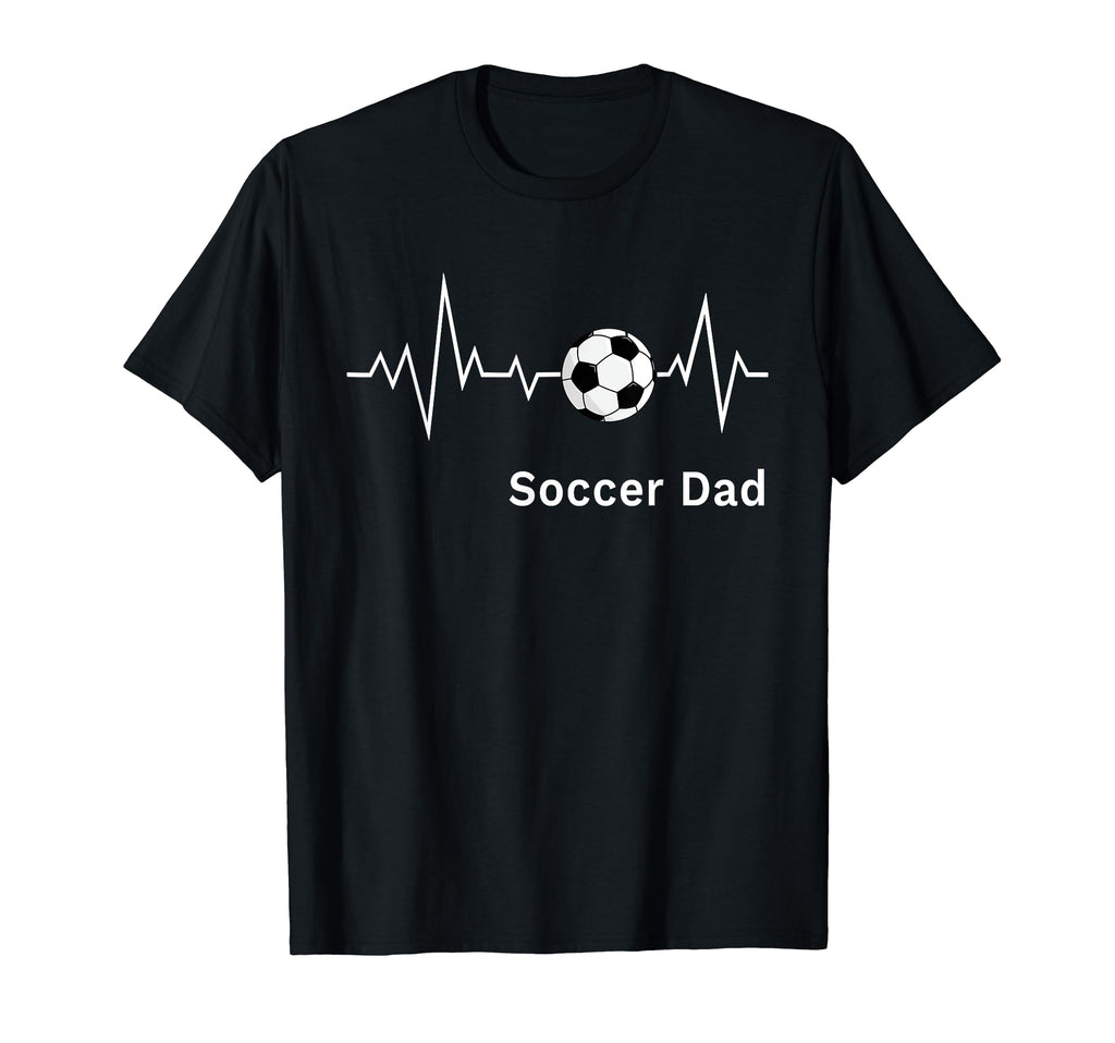 Soccer Dad Soccer Dad Heartbeat T-Shirt - Novelty Apparel Men Women