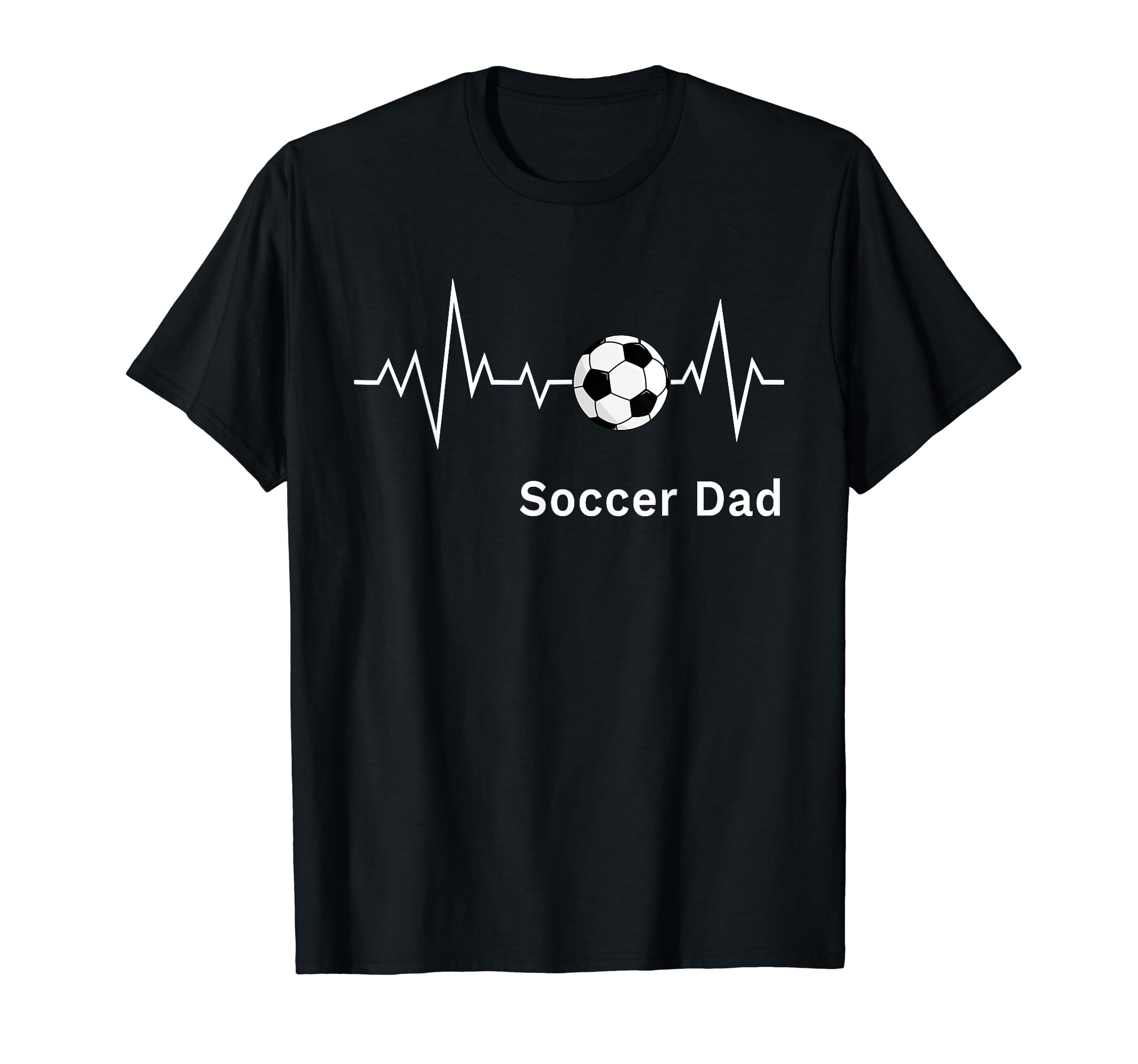 Soccer Dad Soccer Dad Heartbeat T-Shirt - Novelty Apparel Men Women
