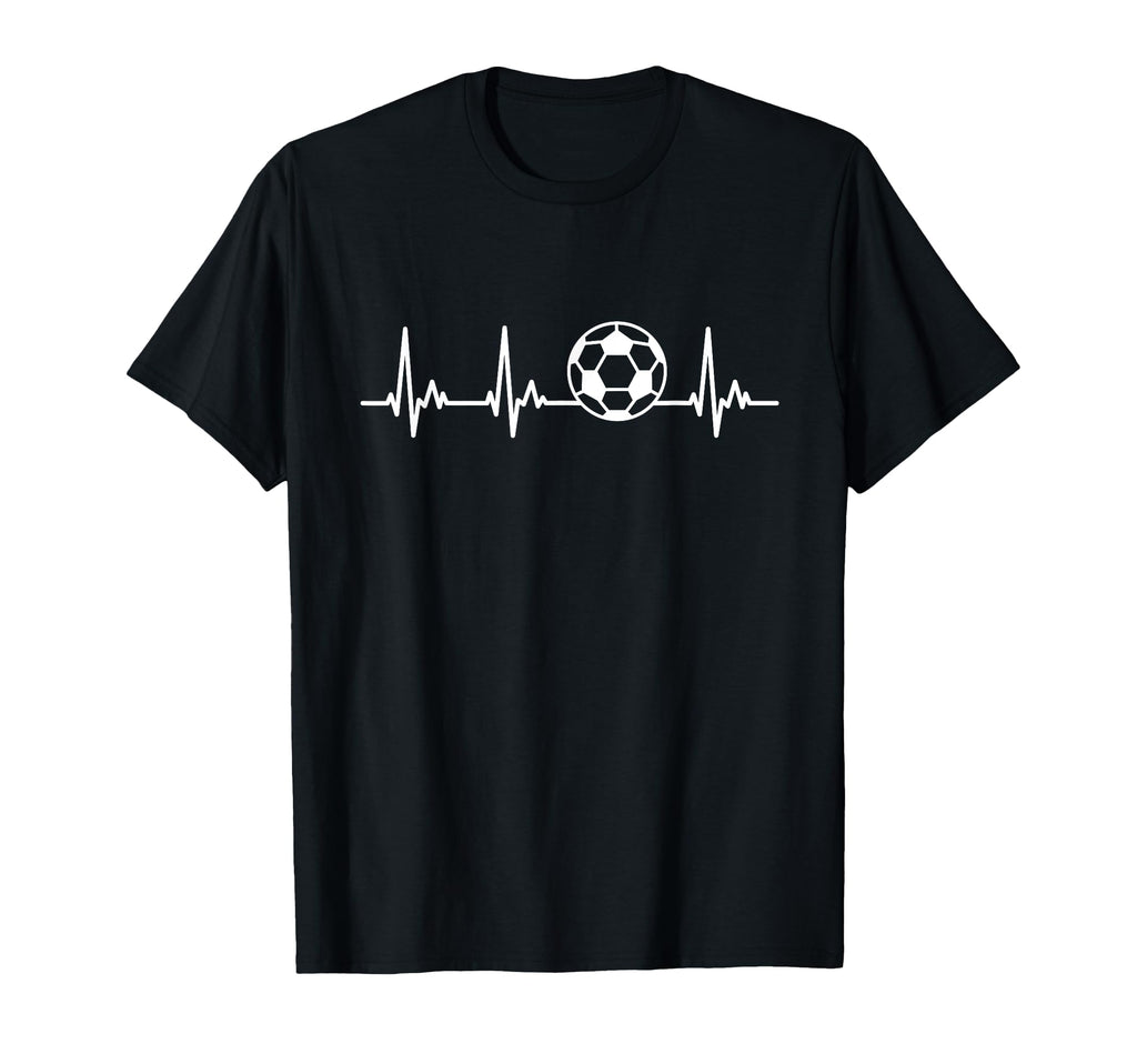 Soccer Player My Heart Beats Soccer T-Shirt - Aesthetic Graphic Unisex