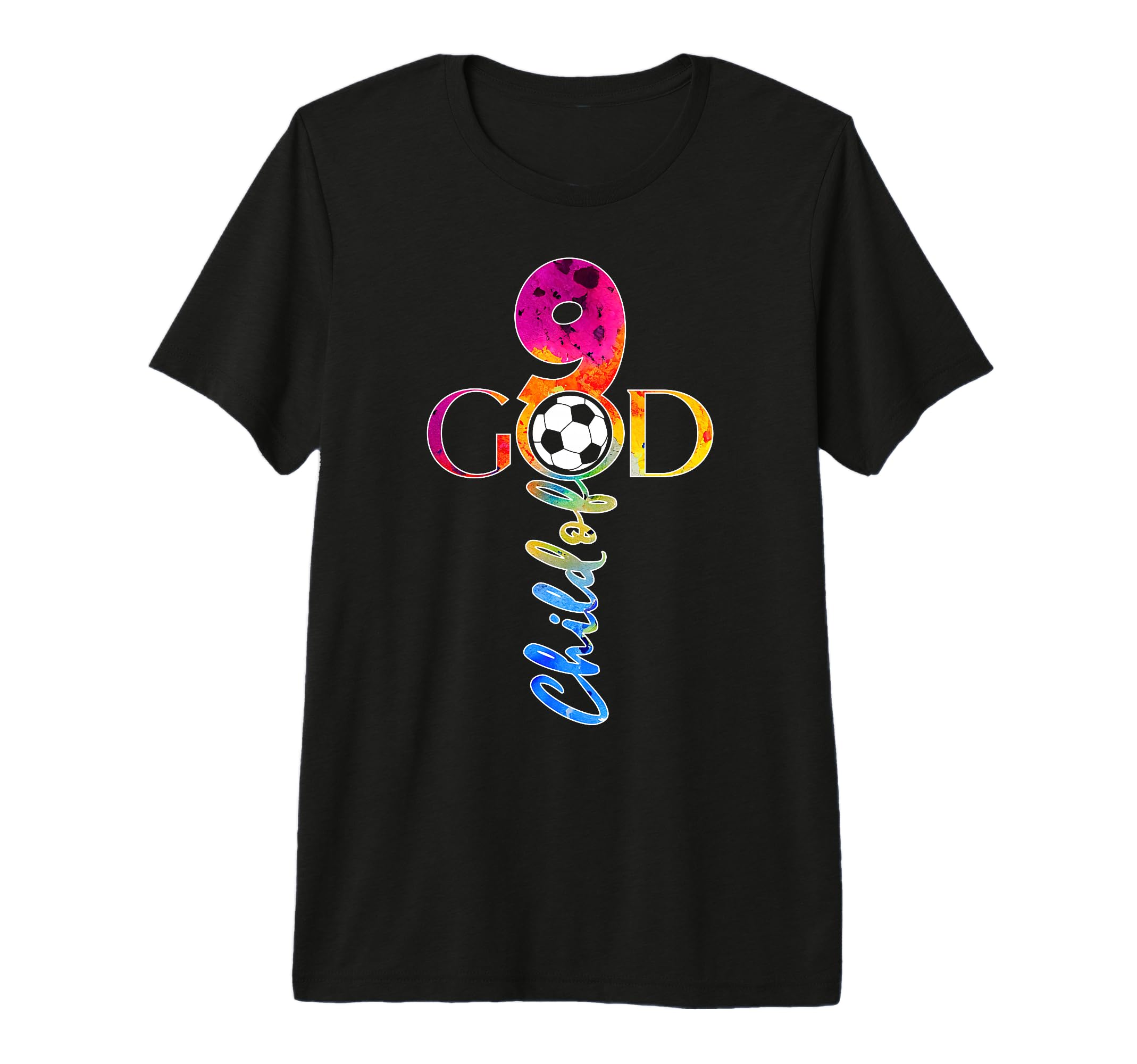 Jesus 9 Years Child God Soccer 9Th T-Shirt - Streetwear Style Unisex