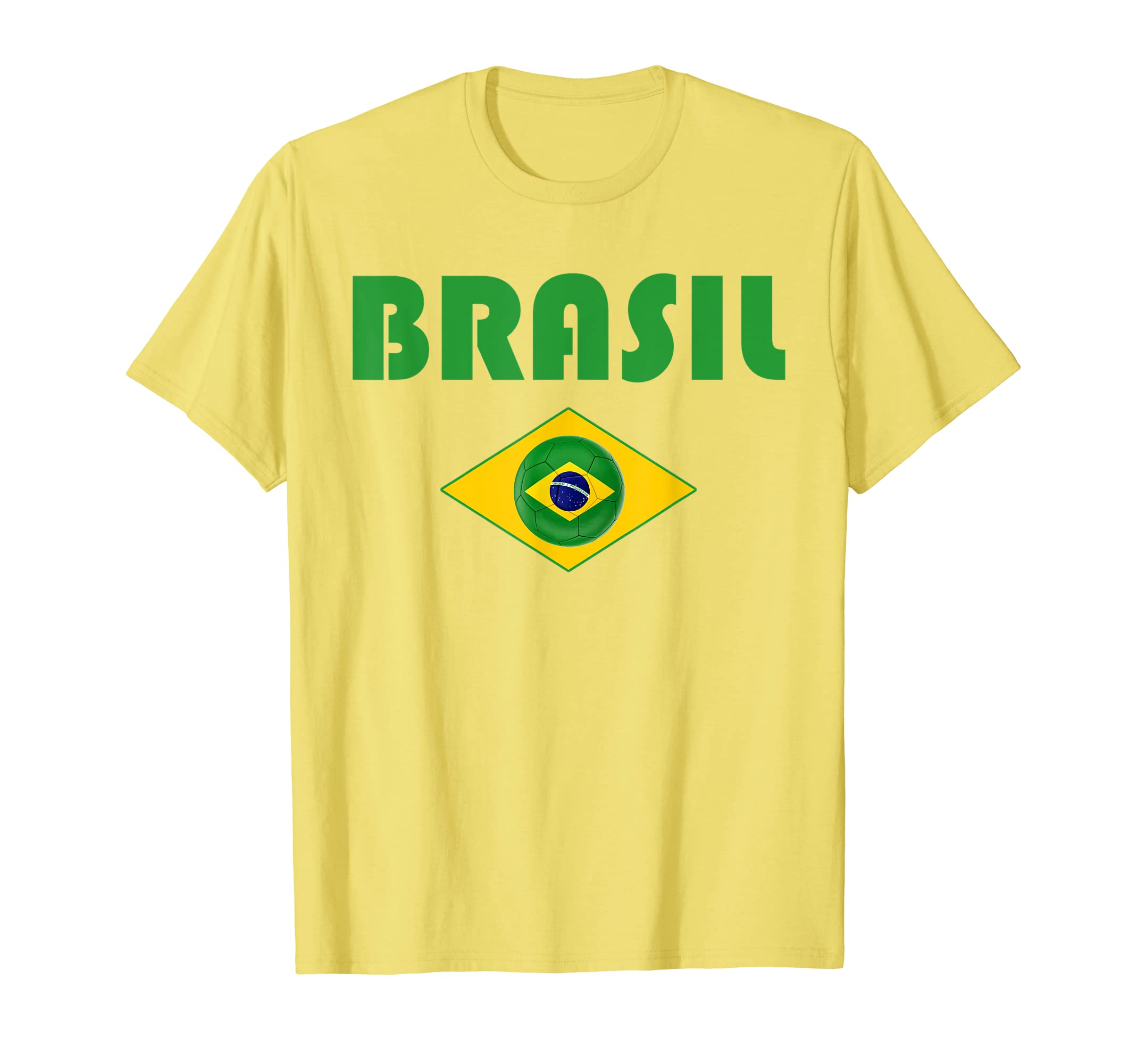 Brasil Fan Brazil Soccer Brazilian Flag T-Shirt - Graphic Print Unisex