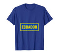 Ecuador Football Soccer T-Shirt - Streetwear Style Unisex