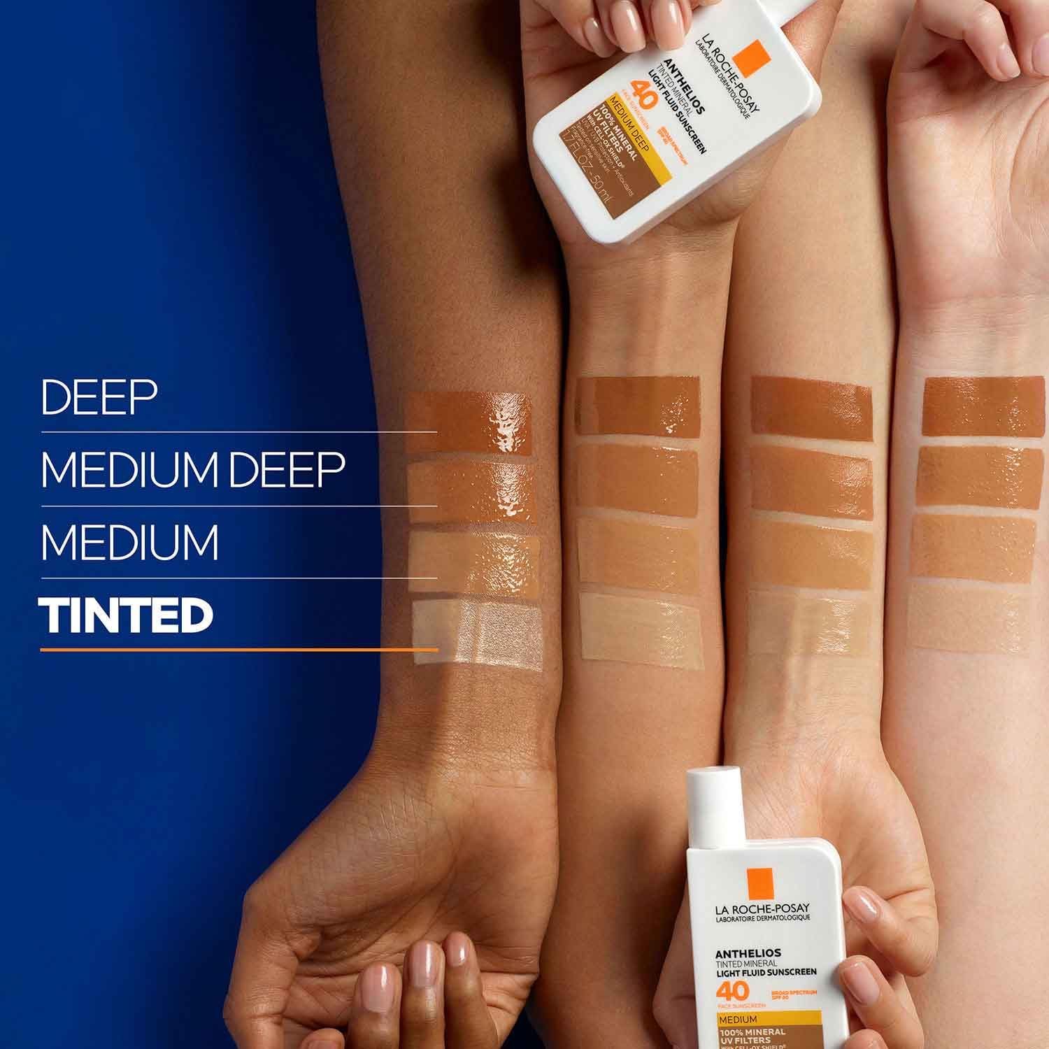 La Roche Posay Anthelios Uvmune 400 Oil Control Fluid Tinted Sunscreen SPF50+ - Protects Sensitive & Oily Skin