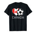 Canada Soccer Canadian Flag Love Country T-Shirt - Streetwear Style Unisex