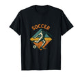 Soccer Player Kick T-Shirt - Custom Art Print for Adults