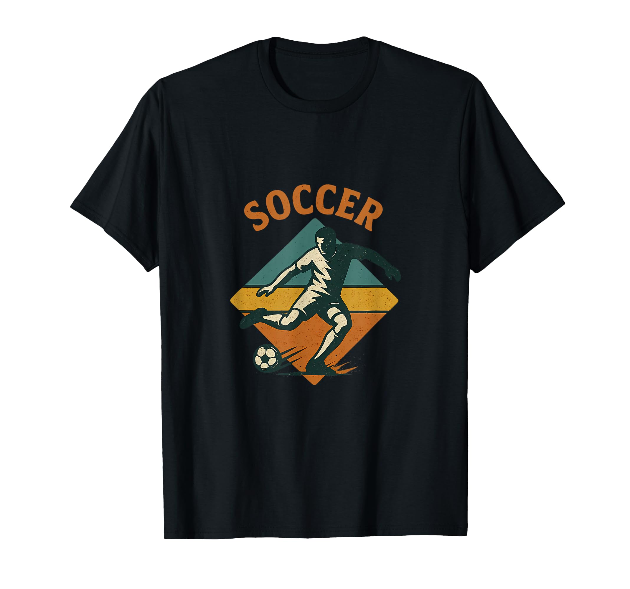Soccer Player Kick T-Shirt - Custom Art Print for Adults