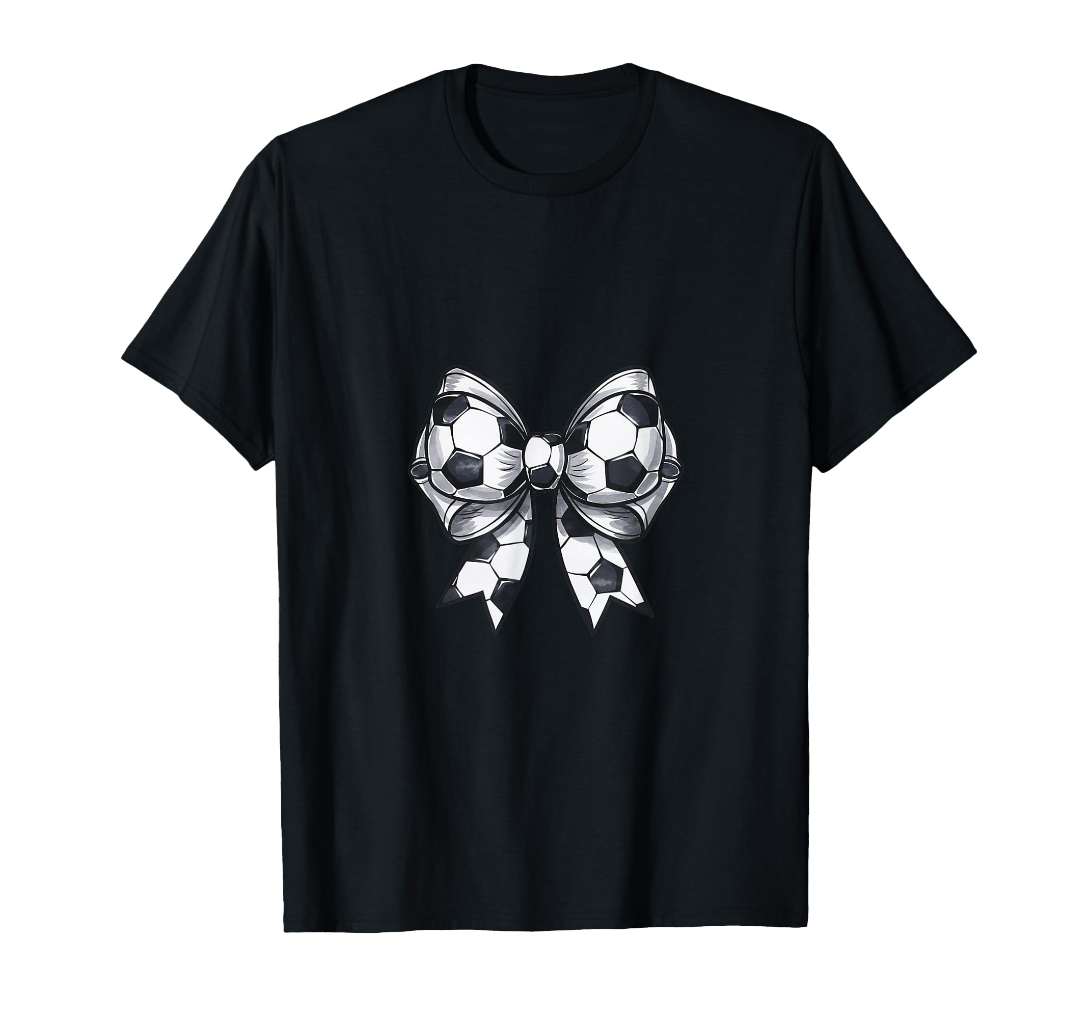 Coquette Soccer Bow Matching Family Bow T-Shirt - Streetwear Style Unisex