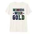 Bruh Winners Wear Gold Competition War T-Shirt - Fun Novelty Design Unisex