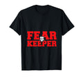 Fear Keeper Funny Sayings Soccer T-Shirt - Minimalist Print for Adults