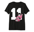 11 Soccer Birthday Gift Soccer Fan T-Shirt - Fun Novelty Design for Adults