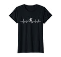 Soccer Player Womens Soccer Heartbeat T-Shirt - Trendy Graphic Unisex