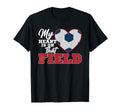 My Heart Is That Field Soccer Proud T-Shirt - Custom Art Print Men Women