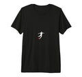 Valentines Us Soccer Player Silhouette T-Shirt - Graphic Print Unisex