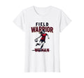 Field Warrior Soccer T-Shirt - Minimalist Print Men Women