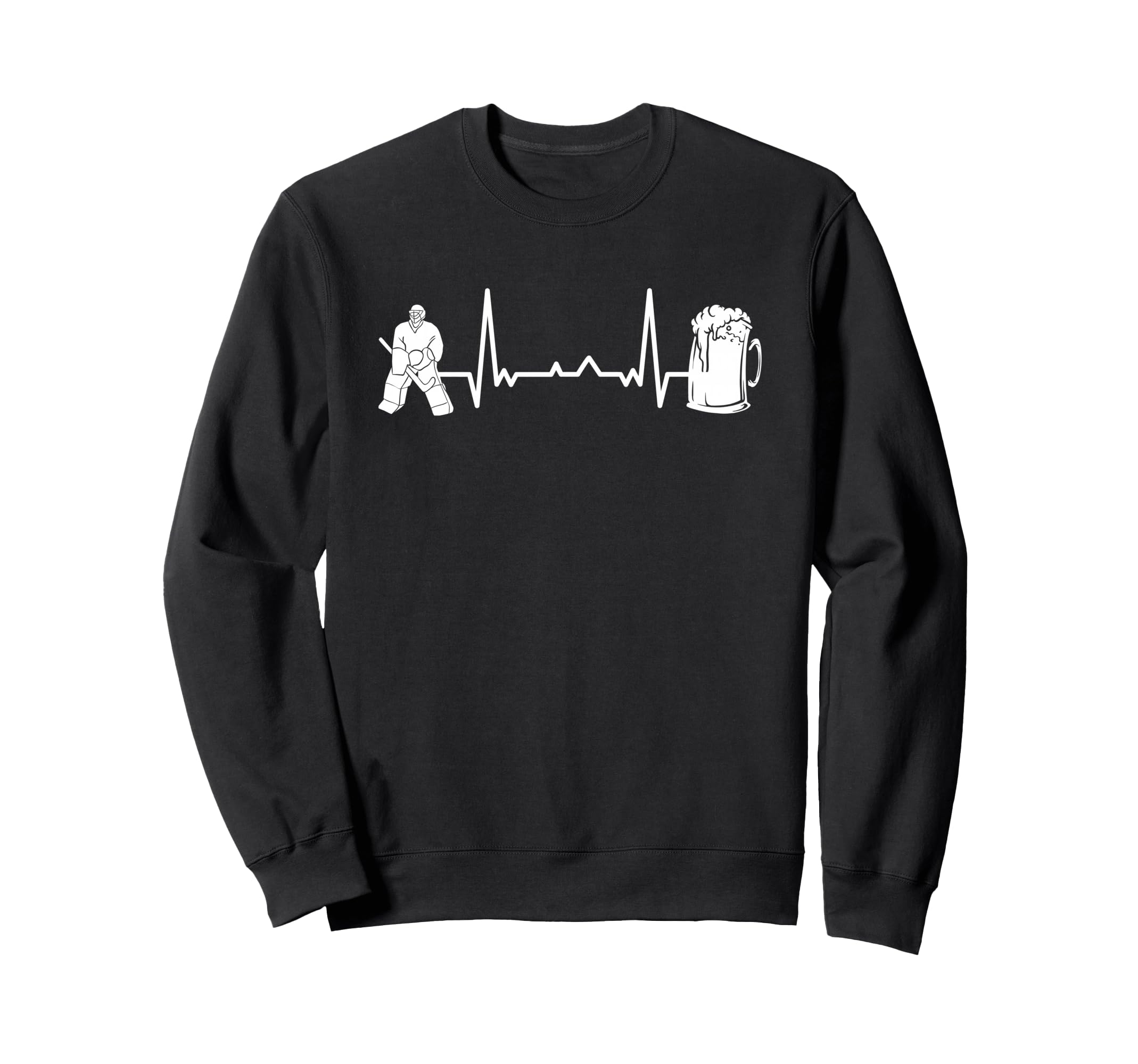 Ice Hockey Goalkeeper Goaltender Sweatshirt - Graphic Print Unisex