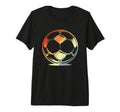 Soccer Ball Football Tri Blend T-Shirt - Novelty Apparel Unisex