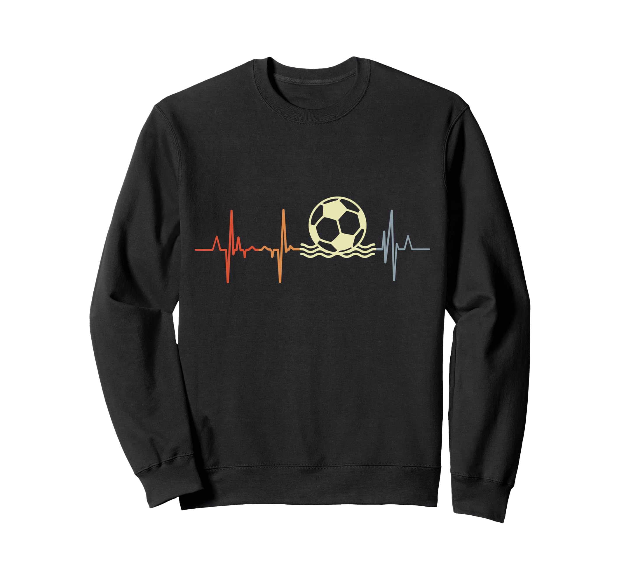 I Love Beach Soccer Beach Sweatshirt - Aesthetic Graphic Unisex