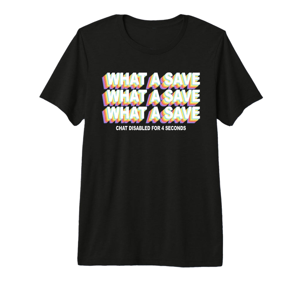 What Save Chat Disabled Soccer Tri T-Shirt - Custom Art Print for Adults