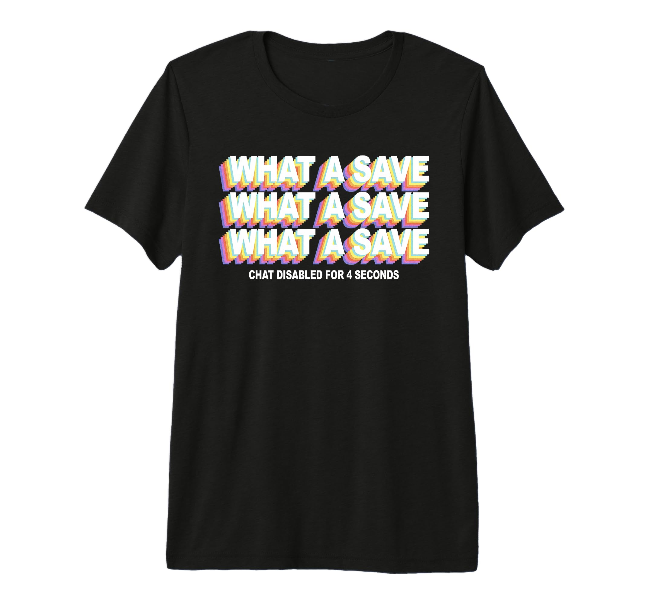What Save Chat Disabled Soccer Tri T-Shirt - Custom Art Print for Adults