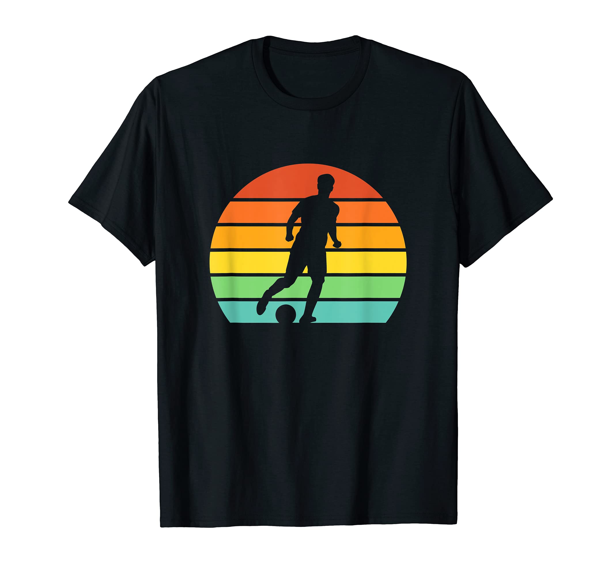 Kicking Soccer Player Players T-Shirt - Aesthetic Graphic Men Women