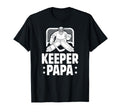 Ice Hockey Keeper Papa Ice Hockey T-Shirt - Trendy Graphic Men Women
