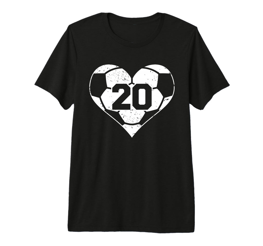 Soccer Number 20 Jersey Funny Soccer T-Shirt - Novelty Apparel Unisex