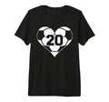 Soccer Number 20 Jersey Funny Soccer T-Shirt - Novelty Apparel Unisex