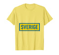 Sweden Football Soccer T-Shirt - Minimalist Print Unisex