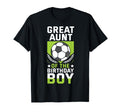 Great Aunt Birthday Soccer Player Team T-Shirt - Unique Graphic for Adults