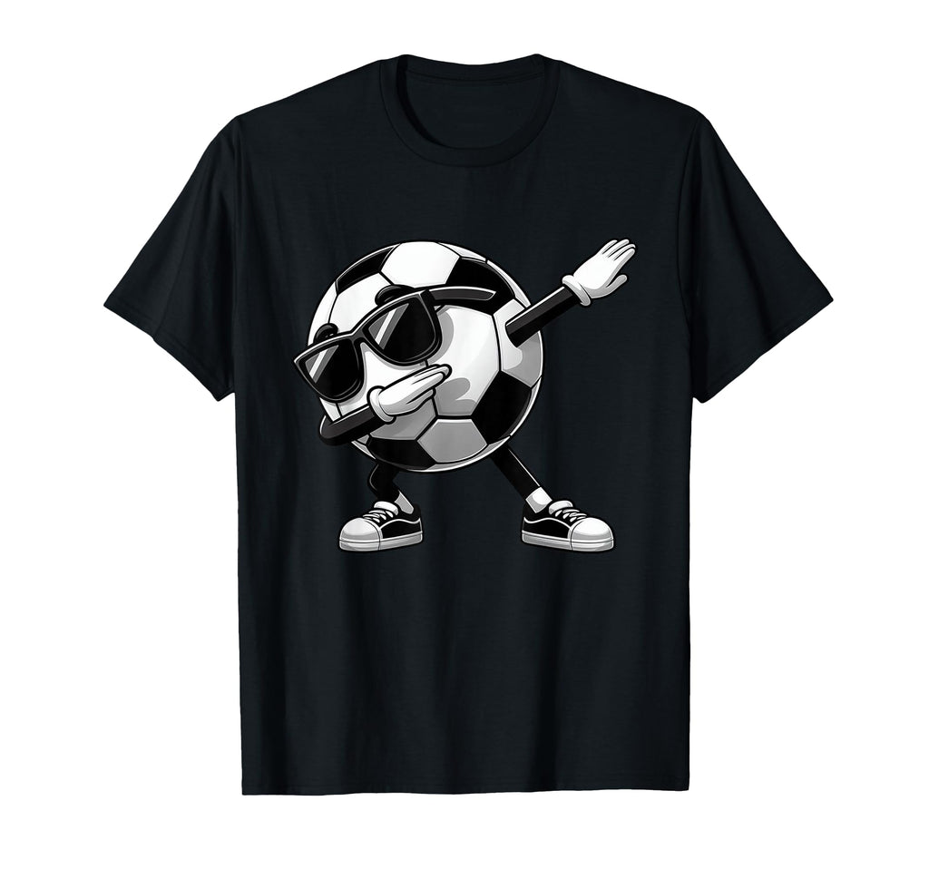 Dabbing Soccer Ball Soccer Sports T-Shirt - Unique Graphic for Adults