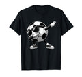 Dabbing Soccer Ball Soccer Sports T-Shirt - Unique Graphic for Adults