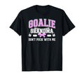 Hockey Goalie Grandma Funny Ice Hockey T-Shirt - Graphic Print for Adults