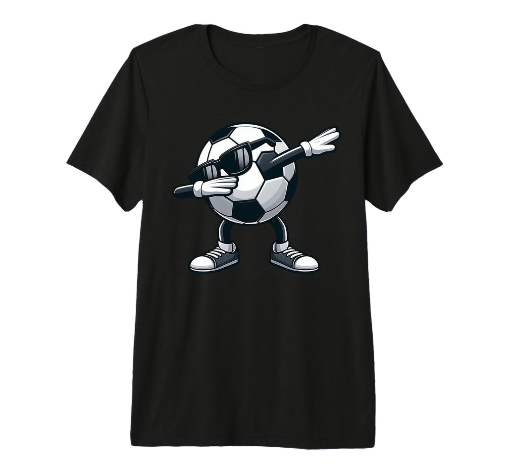 Dabbing Soccer Ball Soccer Sports T-Shirt - Aesthetic Graphic Unisex