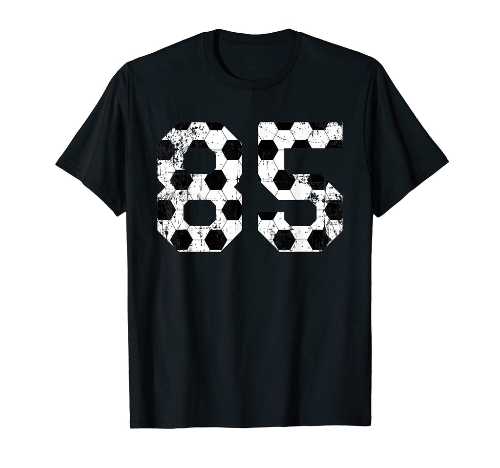 Soccer 85 Jersey Number T-Shirt - Fun Novelty Design Men Women