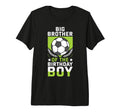 Big Brother Birthday Soccer Player Team T-Shirt - Trendy Graphic Unisex