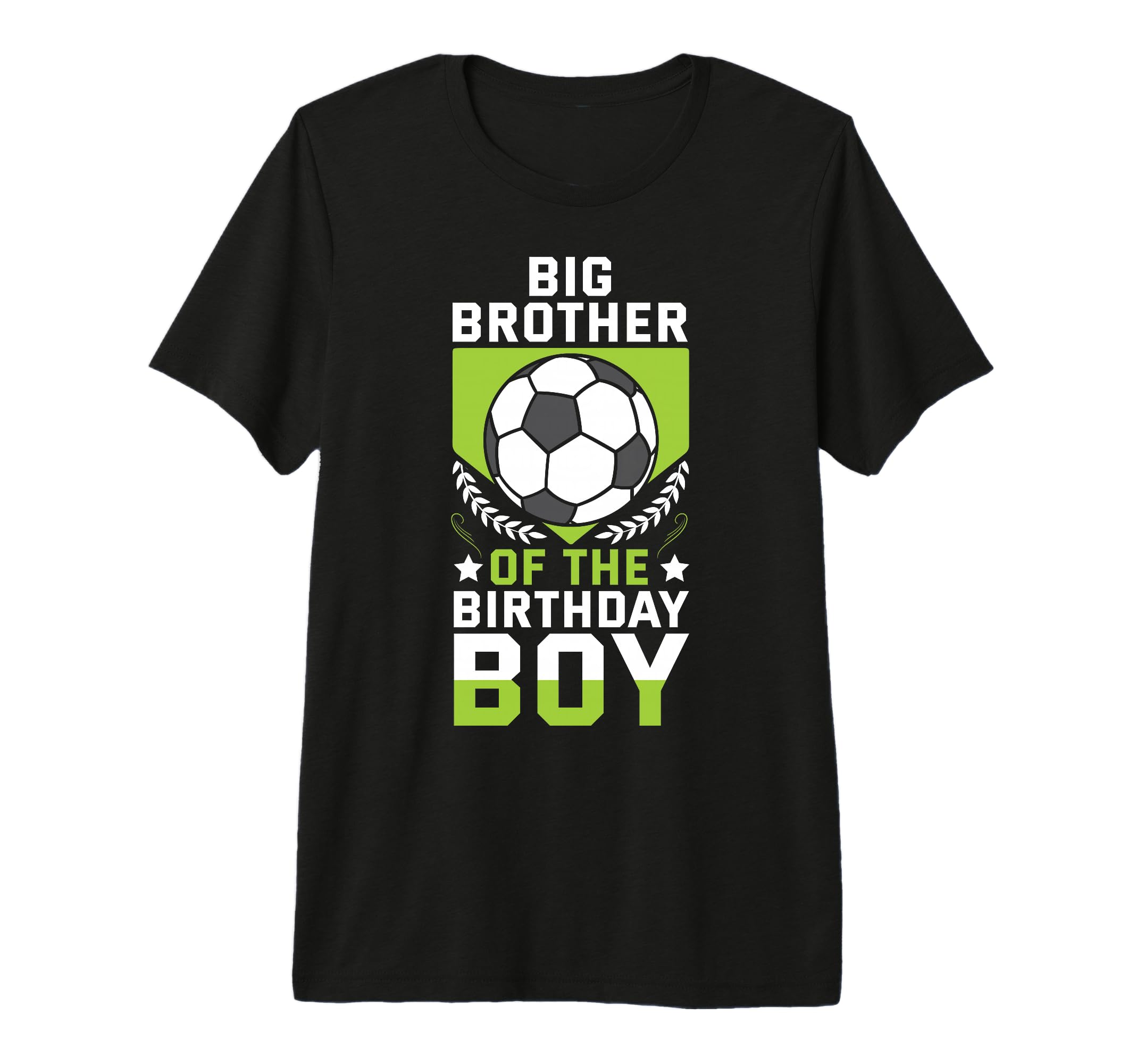 Big Brother Birthday Soccer Player Team T-Shirt - Trendy Graphic Unisex