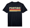 Pontiac Mi Michigan Funny City Home T-Shirt - Custom Art Print for Adults