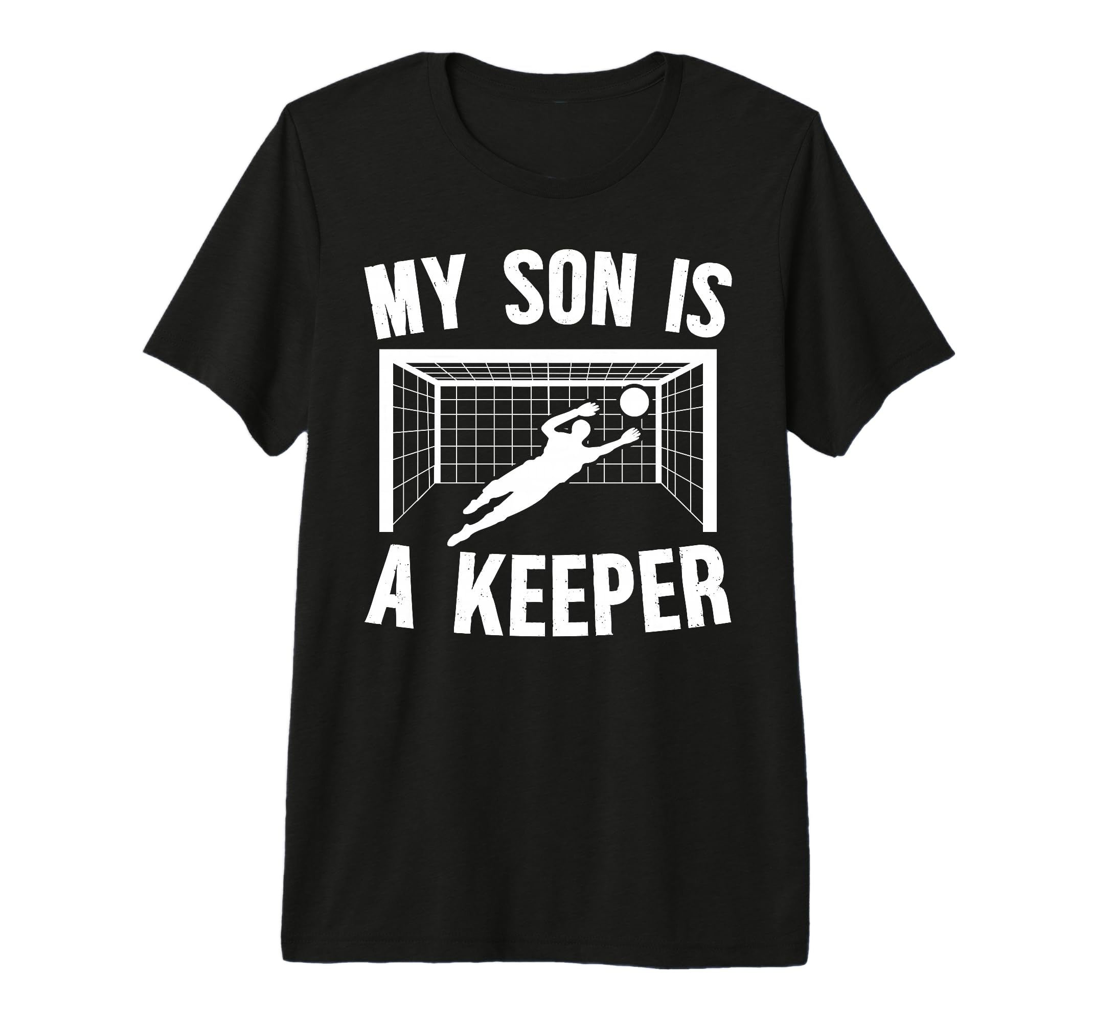 My Son Is Soccer Keeper Mom Soccer T-Shirt - Novelty Apparel Men Women